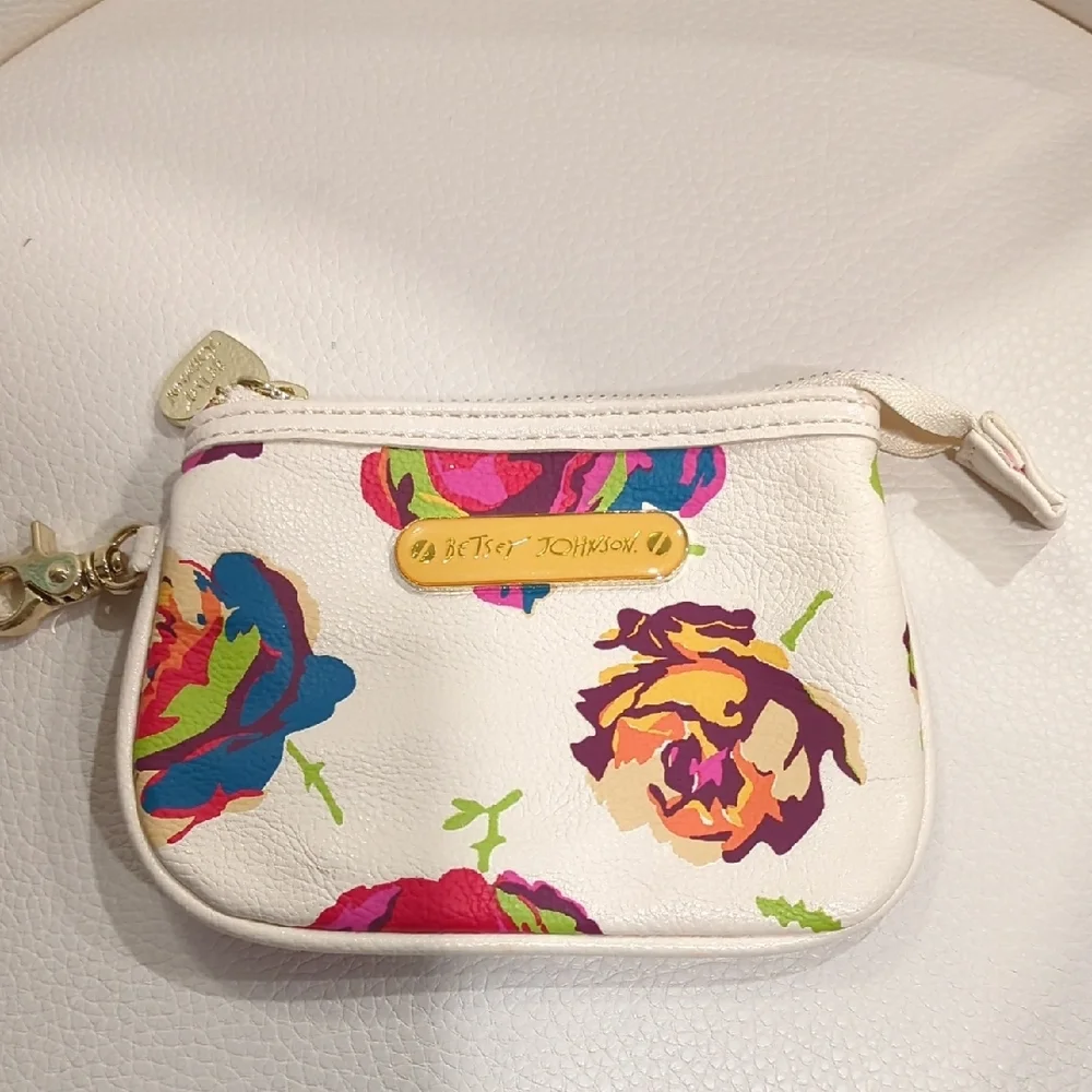 Betsey Johnson Colorful Floral Wristlet - Picture 2 of 5